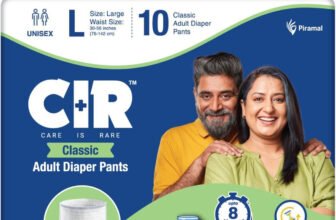 CIR Adult Diaper Pants Style Diapers(Large) | Waist Size (76-142 cm | 30″-56″) Pant Diapers – L(10 Pieces)