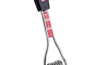 Bajaj Immersion 1500 Watts Water Heater Rod | Nickel Plated Heating| ISI Certified | 2 Years Warranty | Silver