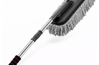 CX2 Microfiber Car Wash Duster with Expandable Handle, Scratch-Free, Wet & Dry Multi-Purpose Auto Detailing Tool