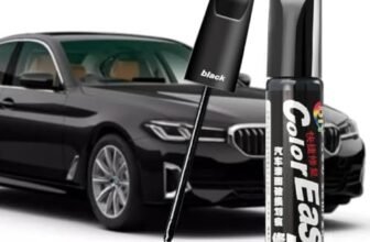 Car Scratch Remover Touch Up Paint Pen, 2 Piece Automotive Paint Repair Pens with Applicator Tips for Minor Scratch Covering, Paint Marks and Exterior Touch-Up on Cars (BLACK – 2)