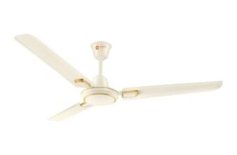 Orient Electric 1200 mm Pacific Air Déco| Decorative ceiling fan | Powerful airflow| BEE 1 Star Rated | 2-year warranty | Ivory Gold, pack of 1