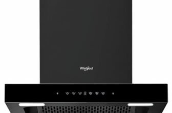 Whirlpool 60cm 1500 m3/hr Filterless Autoclean Kitchen Chimney | Free Installation | 11 Years Motor and 3 Years Comprehensive Warranty | TAFL 60 HAC BK HOOD | Motion Sensor + Touch Control | Black