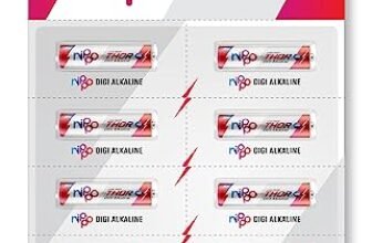 Nippo Thor Leakproof Alkaline AAA Batteries 1.5V | Longer Lasting Batteries | Guaranteed 15 Months in Remote | Eco Friendly | Suited for All Types of Modern Devices|Pack of 10