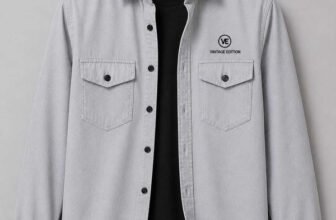 garry richard Men Solid Casual Grey Shirt
