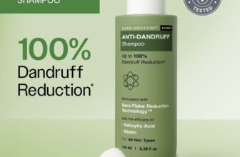 BARE ANATOMY Anti-Dandruff Shampoo – Upto 100% Dandruff Reduction with Salicylic Acid, Biotin(100 ml)