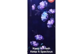 Haier 190 L 4 Star Direct Cool Single Door Refrigerator with Fast Ice Making, Easy Clean Back, Large Vegetable Box (HED-204TMIBA-N, Marine Ivy, Base Stand Drawer, 2026 Model)