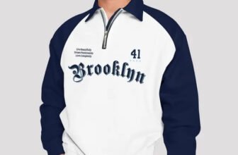 Jump Cuts Printed Men Polo Neck Dark Blue T-Shirt