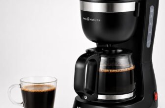 Inalsa Brew Matic DX |Anti Drip|See Through 680ml Carafe|630ml Water Tank |650W with Anti Drip & Keep Warm Function|Overheat Protection|See Through |Reusable Coffee Filter 6 Cups Coffee Maker(Black/Silver)
