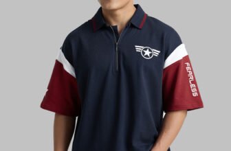 Vedik Cartoon Men Polo Neck Multicolor T-Shirt