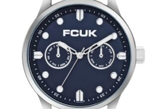 FCUK TRACKOR FW25 Men’s Analog Watch with Blue Case & Matt Blue Dial – FC182U
