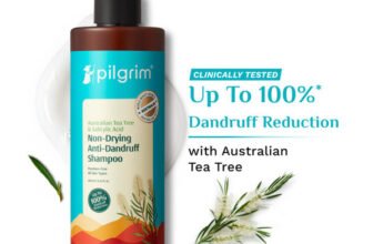 Pilgrim Australian Tea Tree Anti Dandruff Shampoo For Women | For Dry & Itchy Scalp(400 ml)