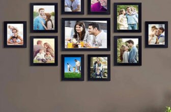 Stuthi Arts Glass Wall Photo Frame(Black, 11 Photo(s), 10×8 inch-1 7×5 inch-4 6×4 inch-6)
