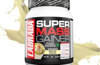 Labrada Super Mass Gainer | Weight Gainer with Protein | Weight Gainers/Mass Gainers(1 kg, Malai kulfi)