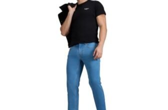 Men Blue Slim Fit Mid Rise Stretchable Jeans