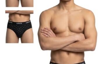Levi’s Men Pack of 3 Printed Cotton Stretch Elastic Waistband Brief