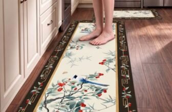 Story@Home Kitchen Mats for Floor Anti Slip, 2-Pc Anti-Fatigue Kitchen Rugs | Memory Foam, Easy to Clean Comfort Floor Mat Runner for Kitchen, Sink & Office – Birdie Bloom