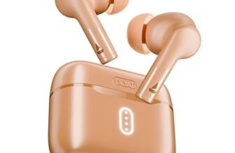 boAt Airdopes 141 Gen 2, 4 Mics ENx Tech, 48 Hrs Playback, Free Music Streaming, Fast Charge, Low Latency, IPX4, v5.4 Bluetooth Earbuds, TWS Ear Buds Wireless Earphones with mic (Orange)