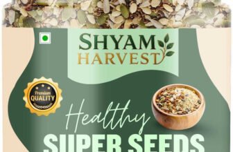 SHYAM HARVEST Mix seeds Basil Seeds, Black Cumin Seeds, Black Chia Seeds, Alphalpha Seeds, Brown Flax Seeds, Brown Chia Seeds, Breadfruit Seeds, Chia Seeds, Cumin Seeds, Cucumber Seeds(500 g)
