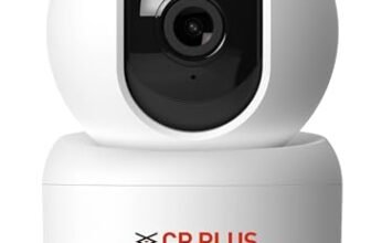 CP PLUS CP-E45Q 4MP Quad HD Smart Wi-Fi Security Camera for Home | AI Human Detection | Privacy Mode | Cloud Recording | STQC Certified | IR Night Vision | Motion Tracking | Google Home & Alexa.