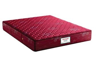 Repose Eyelidz Bonnell Spring Mattress with Durable Open-Coil System, Double Size (72X48X6 Inches), Firm Support, Enhanced Airflow & Pressure Relief, Lasting Comfort, Edge Stability, 5 Years Warranty