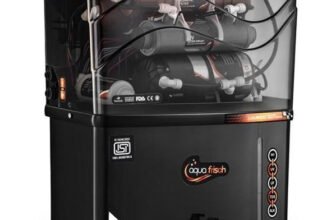 Aqua Frisch H2O | Needs No Service For 2 Years| 15 L RO + UV + Copper + Alkaline + Minerals Water Purifier(Black)