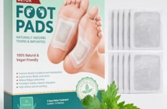 Foot patch Herbal And Gentle Ingredient (10 Pieces) Detox Foot Pads Natural Ingredients for Sleep Aid Pain Relief Toxin Removal with Bamboo Vinegar and Acupoint Micro-Massage Technology