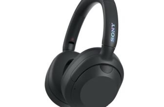 Sony ULT Wear WH-ULT900N Noise Cancellation Wireless Bluetooth Over Ear Headphones with Massive Bass, Up to 50Hrs Battery-Black