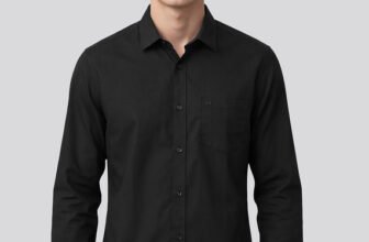 KILLER Men Solid Casual Black Shirt