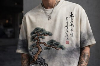 Force Printed Men Round Neck White, Dark Green T-Shirt