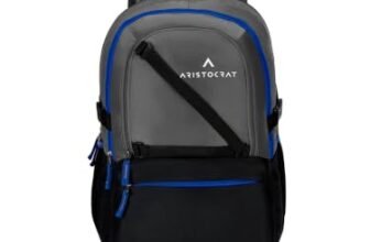 Aristocrat Hype 33L Laptop Backpack (Upto 17″), 2 Compartments, Grey