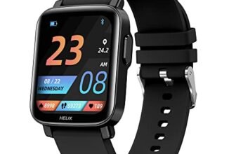 Helix METALFIT 2.0 smartwatch with Bluetooth Calling, 1.5″ HD IPS Full-Touch Display, SPO2, Body Temperature & BP Measurement, 20 Sports Modes and Unlimited Watch Faces-Black