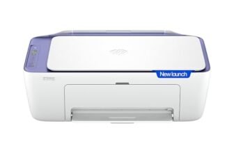 HP AI Capable Deskjet 2931 Printer | Dual Band WiFi (up to 10X Faster) All in One Colour Printer, Print/Scan/Copy, Print Speed up to 20 PPM