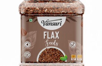 VANSURI Raw Flax seeds Rich in Omega 3, Zinc & Protein/ Alsi Seeds Brown Flax Seeds(1 kg)