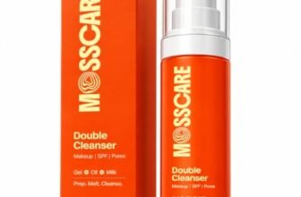 Mosscare Double Cleanser | Makeup & SPF Remover Facewash | Hydrated Skin | for Hydrated Glass Skin Face Wash for Deep Cleansing Dirt • Oil • Impurities with Ceramides + Squalane | 50 ml