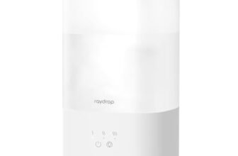 raydrop Humidifiers for Home, 2.5L Cool Mist Ultrasonic Humidifiers for Large Room & Bedroom, Top Fill Air Humidifier for Baby Nursery & Plants, Color Lights, Auto Shut-Off