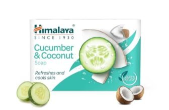 Himalaya Herbals Refreshing Cucumber Soap & Coconut Soap, 75gm