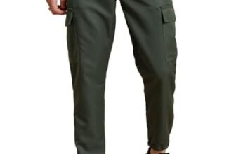 Highlander Men’s Low Rise Regular Pants (PHTR000004_Olive_XL)