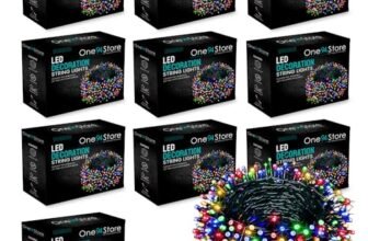 One94Store LED Pixel String Light Pack of 10 – 36 Ft Copper Wire Fairy Lights, Bright Multicolor Decorative Lights for Diwali Decoration, Home Décor, Pooja, Festival, Christmas, Wedding & Party