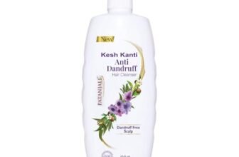 Patanjali Kesh Kanti Anti-Dandruff Hair Cleanser 650 ml, Natural Shampoo for Dandruff & Hairfall, Scalp Cleansers for Men and Women, All Hair Types