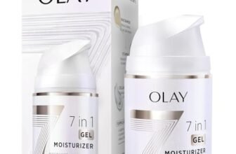 Olay 7in1 Ultralight Gel Face Moisturizer for Women, Normal-Oily Skin, 50 g | Fights 7 Signs of Aging for Smooth & Glowing Skin, with Niacinamide, Vitamin C & Collagen Peptides, Non-Comedogenic