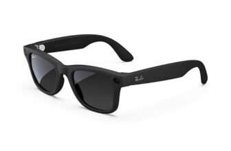 Ray-Ban Meta (Gen 1), Wayfarer, Matte Black | Smart AI Glasses for Men, Women. 12 MP Ultra-Wide Camera, Open-Ear Speakers for Audio, Video Recording and Bluetooth. Grey Lenses. Wearable Tech.