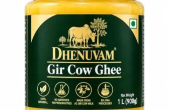 Dhenuvam Gir Cow Ghee 1000 ml | Pure Desi Cow Ghee | Traditional Indian Ghee | Rich Aroma & Authentic Taste | Premium Cow Milk Ghee