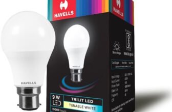 HAVELLS 9 W Color Changing Round B22 LED Bulb(White)