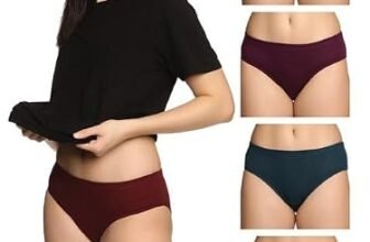Lux Karishma Women’s 100% Pure Cotton Panty – Soft, Comfortable, and Skin-Friendly(Pack of 5)(Color& May Vary)-90cm
