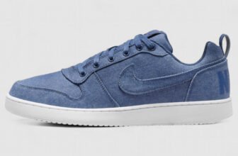 NIKE COURT BOROUGH LOW PREM Basketball Shoes For Men(Blue , 9)
