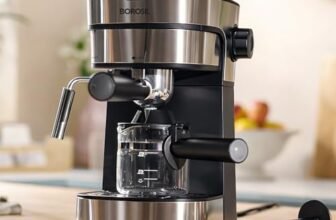 Borosil Brew Mate Drip Coffee Machine with Borosilicate Glass Carafe | Coffeemaker | 6 Cups Capacity | Anti-Drip Function, Auto Shutoff, Keep Warm Plate | 2 Years Warranty | Black