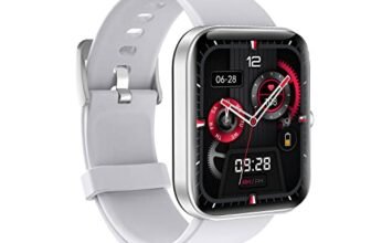 Mustard Rock Smart Watch with 1.81″ HD Display, Bluetooth Calling Watch, 120+ Sports Mode, Multiple Watch Faces, Dedicated Spo2, Supports Android + iOS, AI Voice Assistance(Silver)