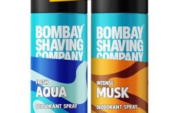 Bombay Shaving Company Deodorant Aerosol Combo – Aqua & Musk – 150Ml X 2 |Deodorant For Men Long Lasting| 300 ML (Lemon)