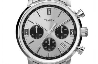 TIMEX Marlin Round 40mm Silver Dial Analog Watch  – For Men
