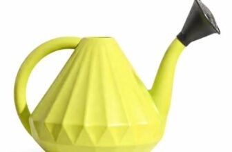 UGAOO 5L Watering Can for Plants | Water Can with Long Spout & Shower Head | Watering Can for Home Gardens, Offices, Balconies & Kitchen Gardens – Lime Green